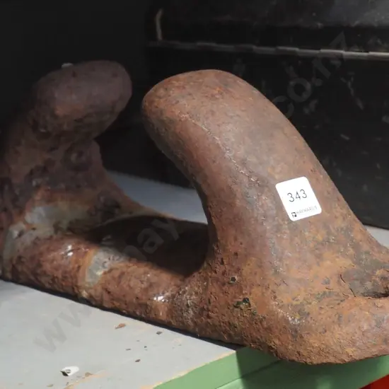 heavy cast iron wharf anchor point