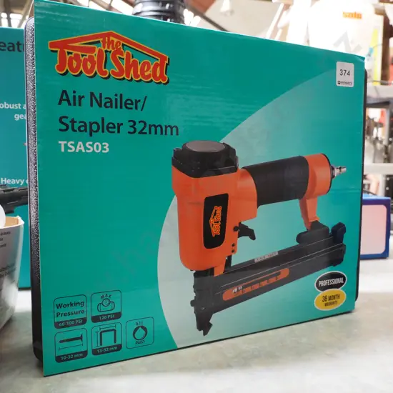 as-new Tool Shed air nailer/stapler