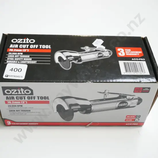 as-new Ozito air powered cut off tool