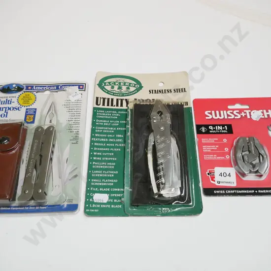 3x boxed multi tools