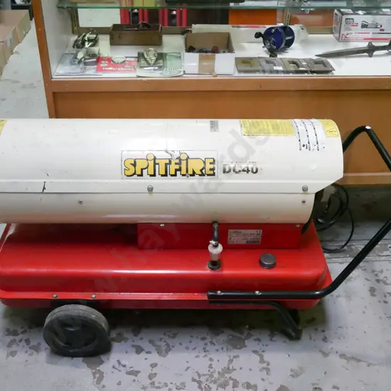 Spitfire DC 40 diesel workshop heater