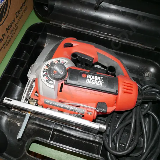 cased Black & Decker jigsaw