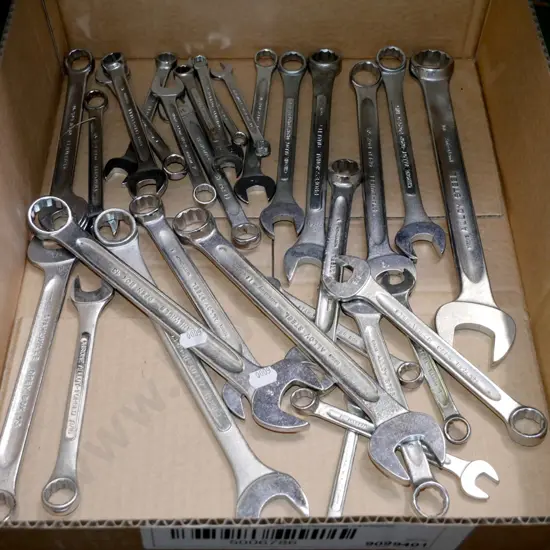 box; open end and ring spanners
