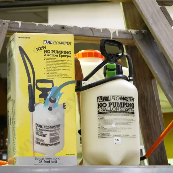 no pumping 2 gallon garden sprayer