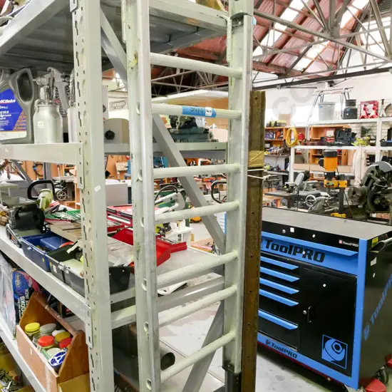 7 rung aluminium hanging ladder