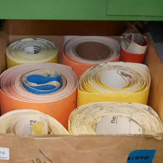 box of sandpaper