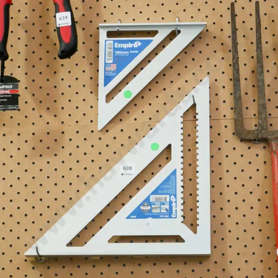 300mm and 180mm rafter squares