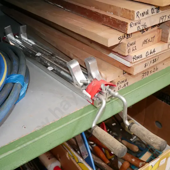 2x alloy long clamps