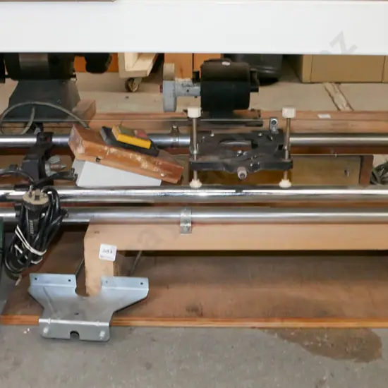 Bosch plunge router and metal lathe type frame