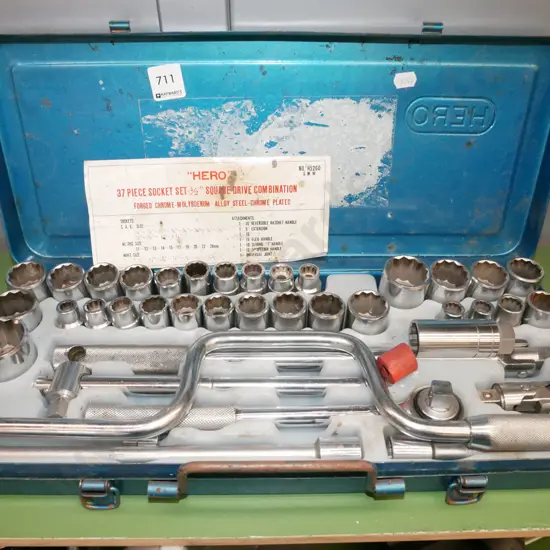 Hero 37 piece socket set