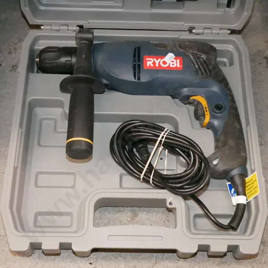 cased Ryobi drill