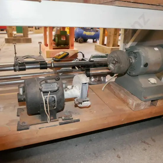 homemade polishing and grinding station