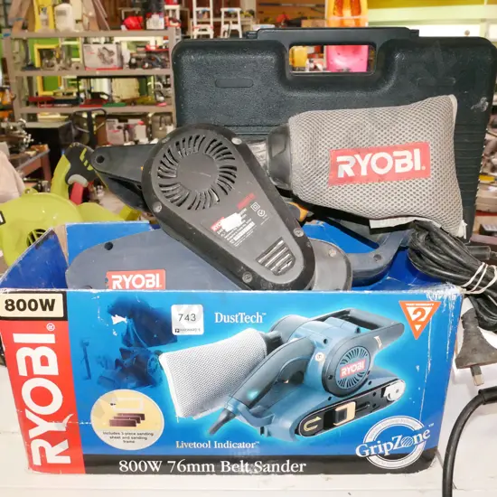 Ryobi 100W belt sander