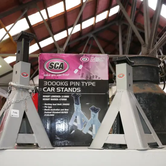 2x 3000kg axle stands