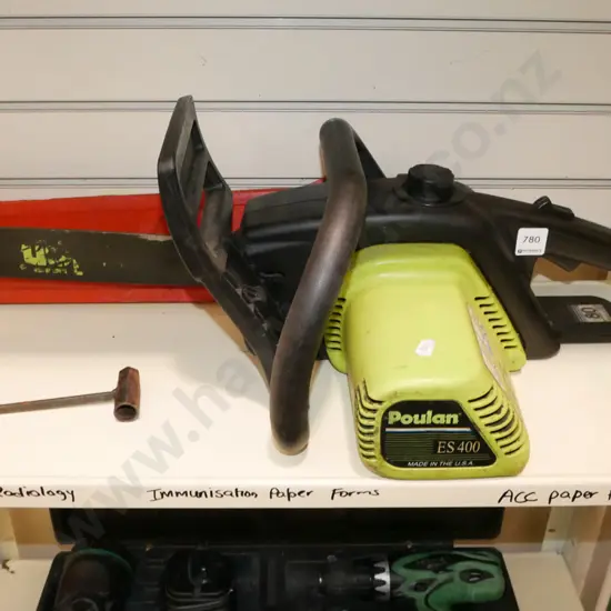 Poulin electric chainsaw - no chain
