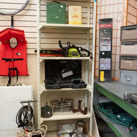 metal workshop shelves H-2150 W-740 D-290