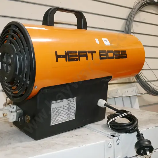 heat Boss electric and gas workshop heater