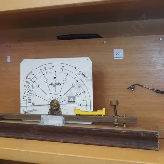 wood cased inclinometer