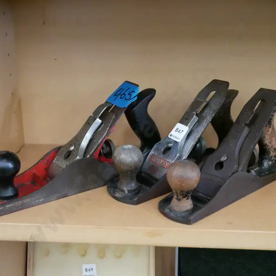 3x vintage hand planes