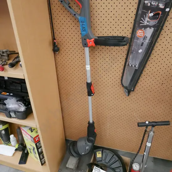 corded Ozito line trimmer and accessories