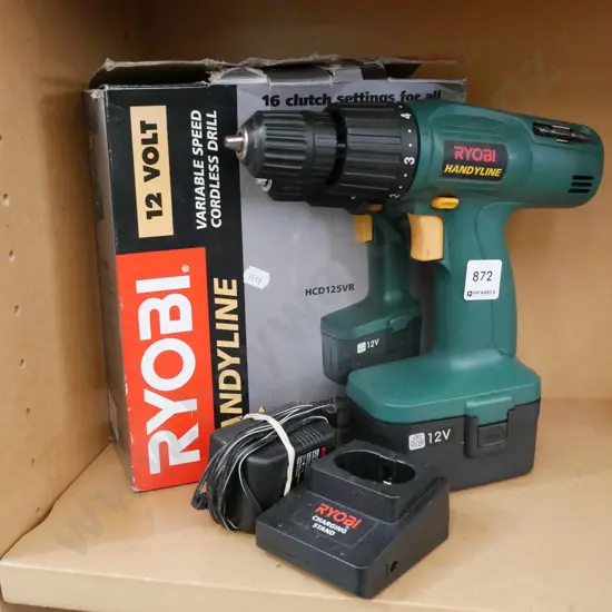 Ryobi 12V battery drill