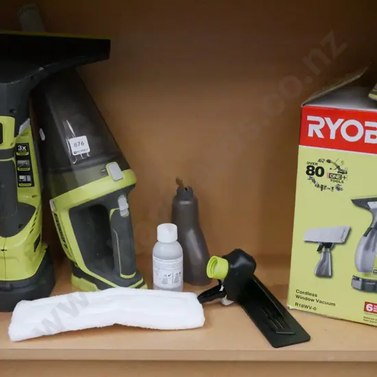 Ryobi 18v cordless window vacuum -  no charger