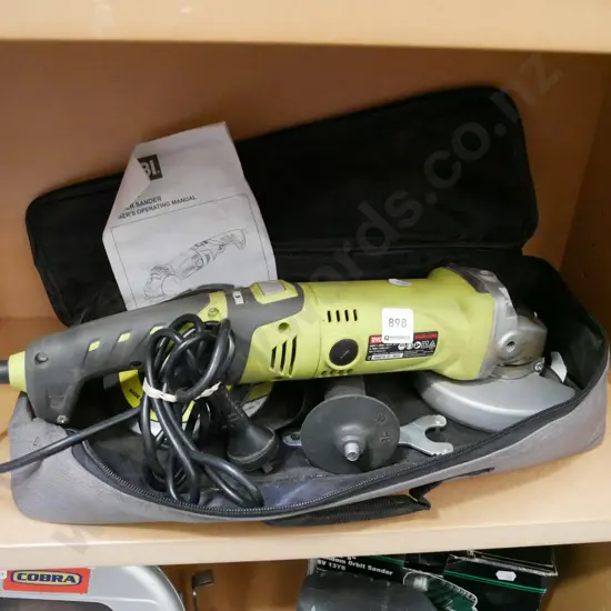 Ryobi angle grinder and discs and pads