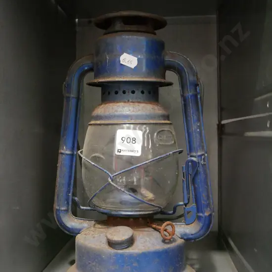 rusty hurricane lantern