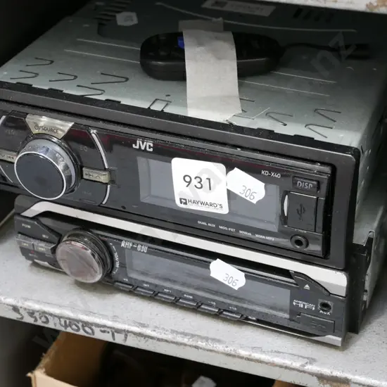 2x car stereo car units