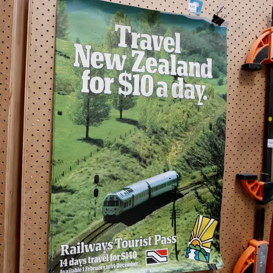 4x NZ Railway promotional posters