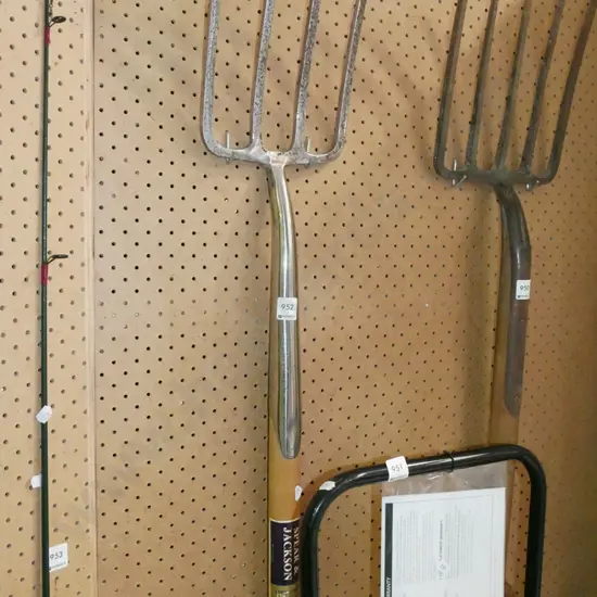 stainless steel garden fork