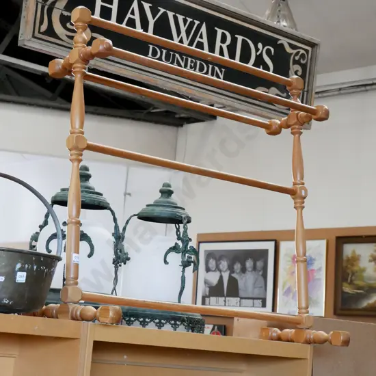  wooden towel rail - needs attention