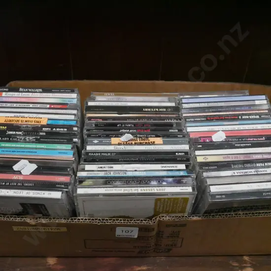 box of CDs