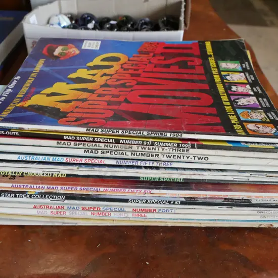stack of Mad magazines