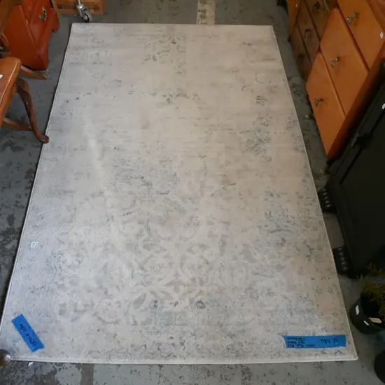 new silk finish floor rug with faded finish design L-1830 W-1170