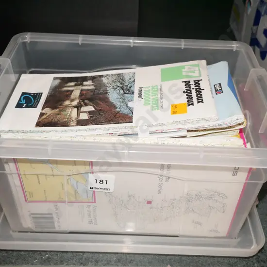 tub of maps of Europe