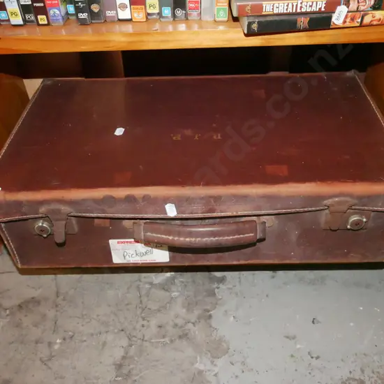 bullock hide suitcase