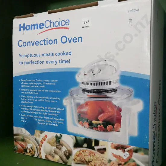 boxed as new Home choice convection oven 
