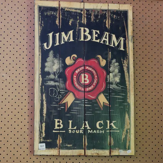 Jim Beam print on board