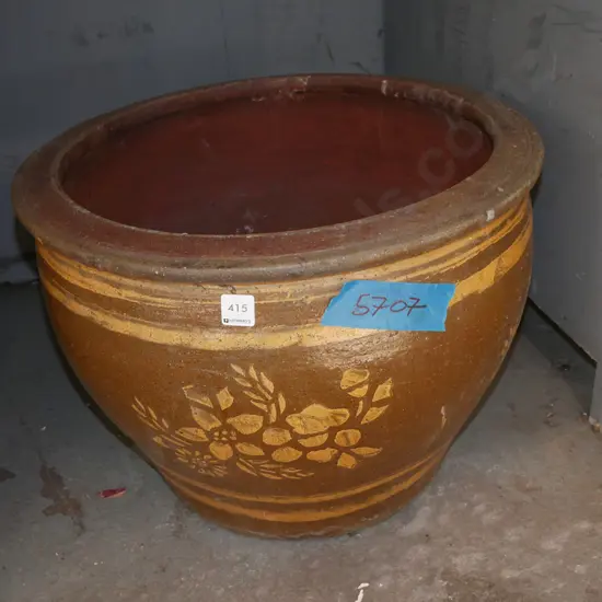 large terracotta garden planter H-370 Dai500