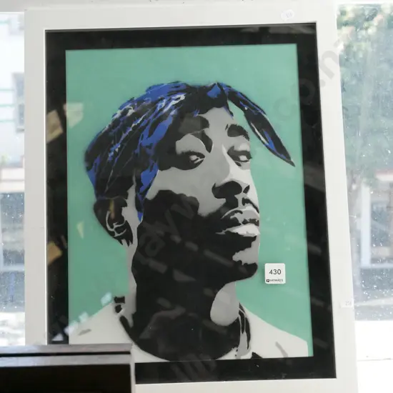 framed print - Tupac Shakur