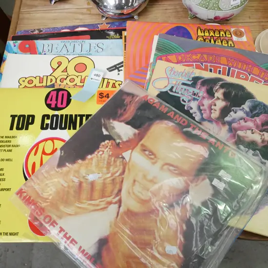 LPs; Adam and the Ants, Sherbet etc