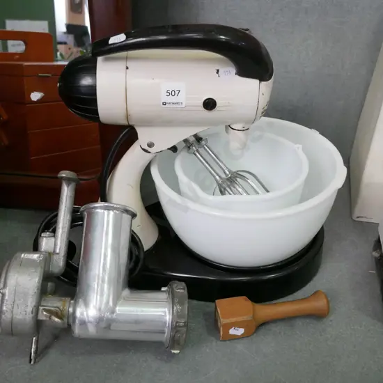 Sunbeam Mixmaster with mincer accessory