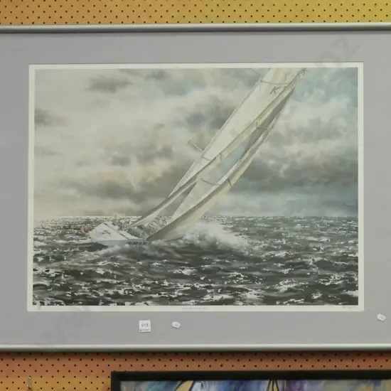 framed print - reaching for the line