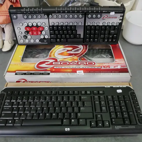 2x keyboards