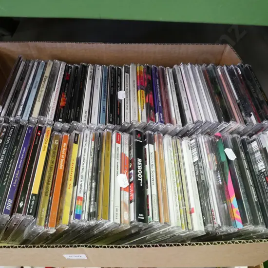 box of CDs