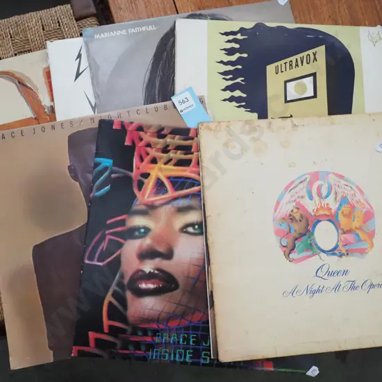 LPs; Queen, Talking Heads etc