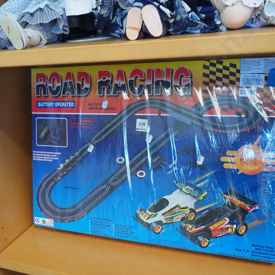 Road Racer battery operated slot car set