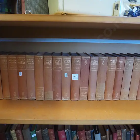 shelf; Dickens novels