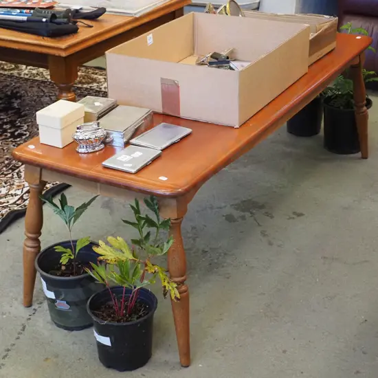 mahogany coffee table